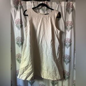 Banana republic denim cream mini dress